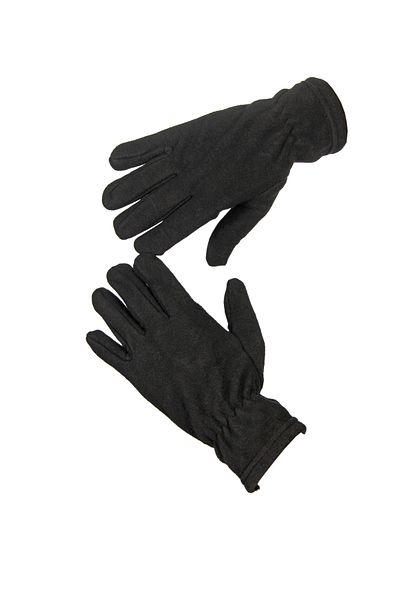 Eso Unisex Black Winter Fleece Gloves - Cold Resistant