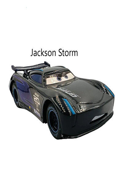BAMTEBİ Diecast Cars Arabalar Çek Bırak Metal Jack Storm 8 cm Araba Metal Jackson Storm Araba