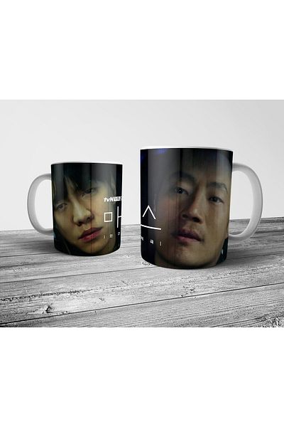 Pixxa KDrama Jung Ba Reum Mug Glass Mouse موديل 2