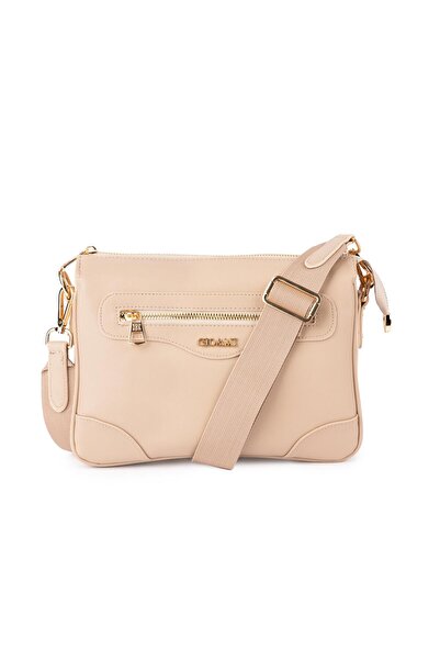 gio&mi Zeta Çapraz Ve Omuz Çantası A.vizon Naturel