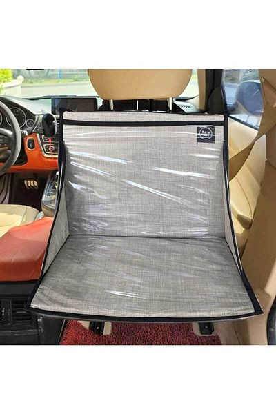 RevuBaby New Generation Car Seat - Item Organizer Organizer with Folding Tablet Pocket, Beige