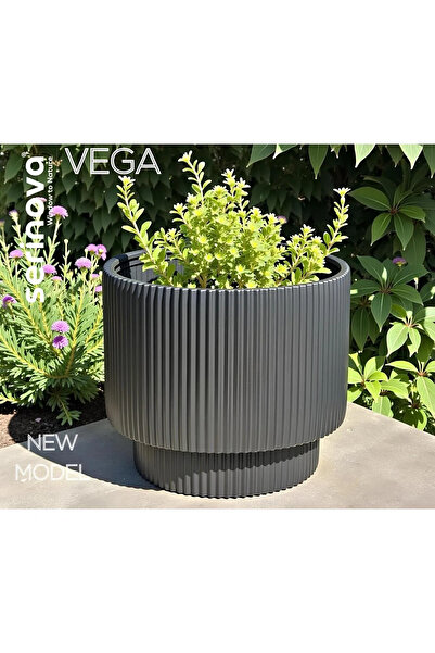 BiDünya Büyük Modern Saksı, 36.6 Cm X 36.6 Cm 33 Lt Içsiz