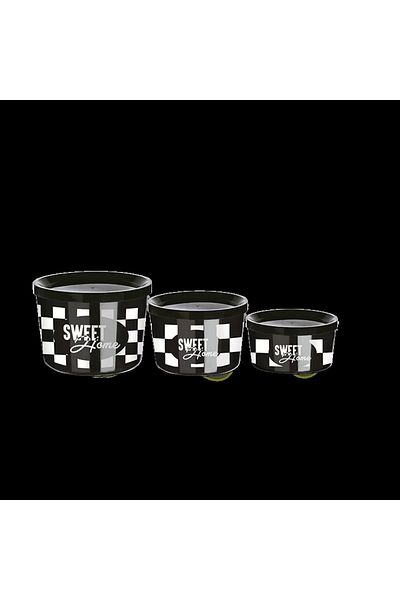 ÇERÇİCİ 360-800-1400ml Storage Container - Nesting, Easy to Store, Space-Free