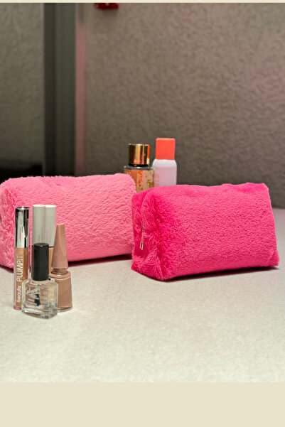 PREGIO Жіноча м'яка косметичка з плюшевої тканини