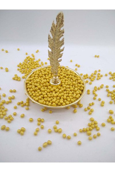 KARAHOFFİCİAL 500 g Gold Color Rice Burr Cake Ornament