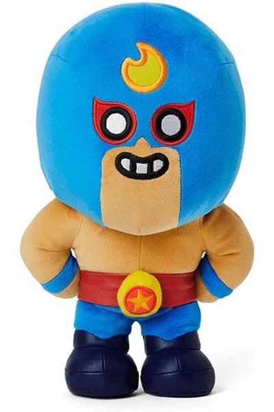 TOYFEST مجسم قطيفة مخملية ناعمة من Brawl Stars - EL PRIMO - 30 سم