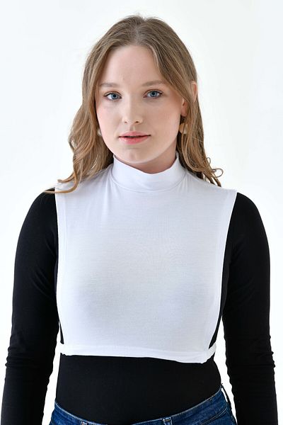 mirach Μισό ζιβάγκο - Εύκαμπτο, Lycra Plus Size Body Σετ 2 Πακέτο Αμάνικο γιακά λαιμού