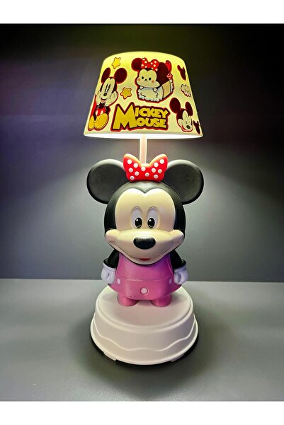 doğan hediyelik 3 Kademeli Led Işıklı Şarjlı Çocuk Masa Gece Lambası Abajür -...