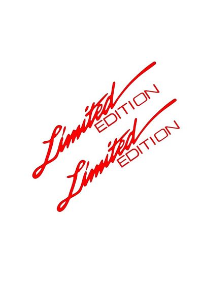 Major Selection Pachet de 2 autocolante scrise EDIȚIE LIMITATĂ
