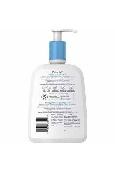 Cetaphil منظف لطيف للبشرة - منظف للوجه والبشرة الحساسة - 1 لتر