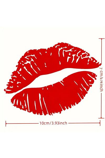 Major Selection Autocolant cu model de buze (10x7 cm) 1 BUC