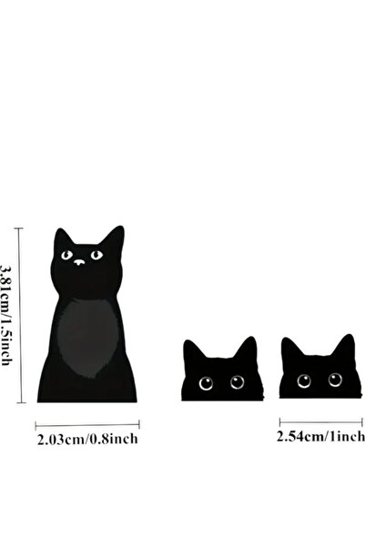 Major Selection Curious Cats Pattern Sticker Sticker