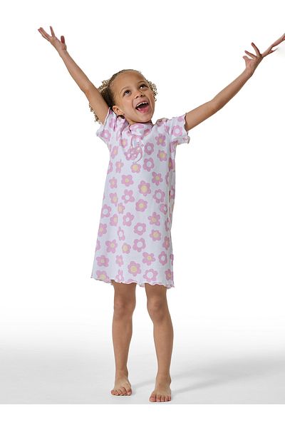 Schiesser Nachthemd Girls World Nacht-hemd Schlafmode Sleepwear