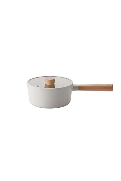 NEOFLAM Fika Korean Casserole With Glass Lid, Capacity 16 Cm, Beige
