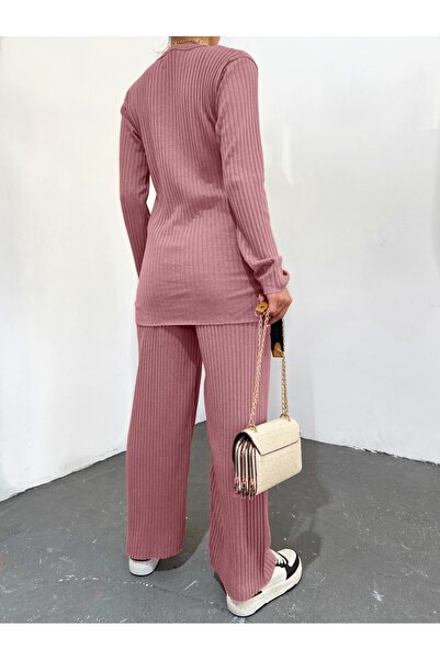 Modamorfo Crew Neck Camisole szett - púder