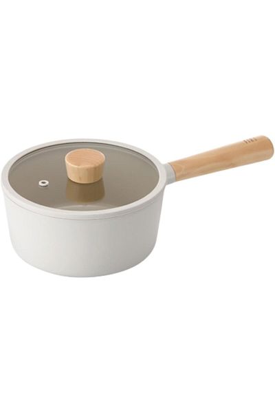 NEOFLAM Fika Korean Casserole With Glass Lid, Capacity 16 Cm, Beige