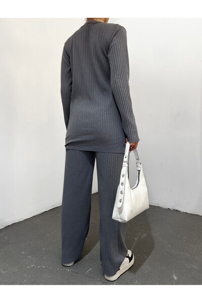 Modamorfo Sada košilky Crew Neck - šedá