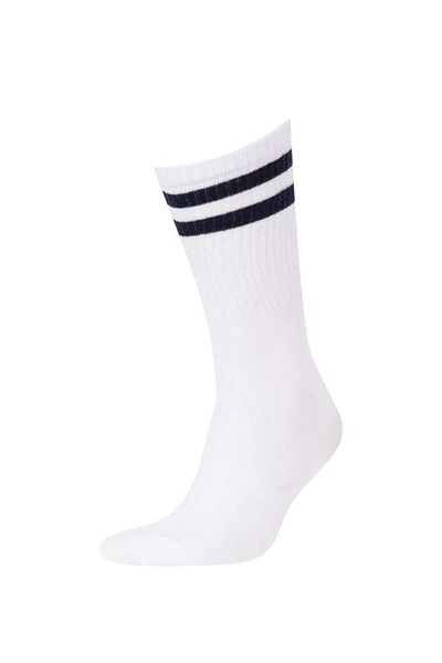 DeFacto New Season Men's Comfortable Elastic 3-Piece Cotton Long Socks