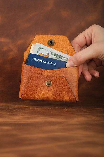 WATCHOFROYAL Yellow Genuine Leather Securevault - Clot Wallet Card Holder