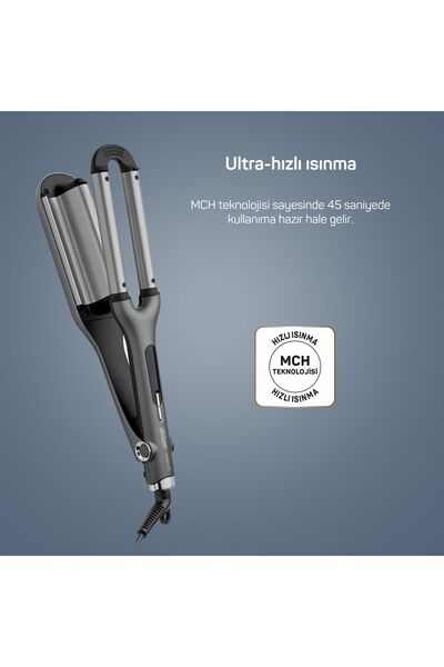 Arzum Trendcare Ceramic Wag Tongs 16mm Anthracite - Ar5079