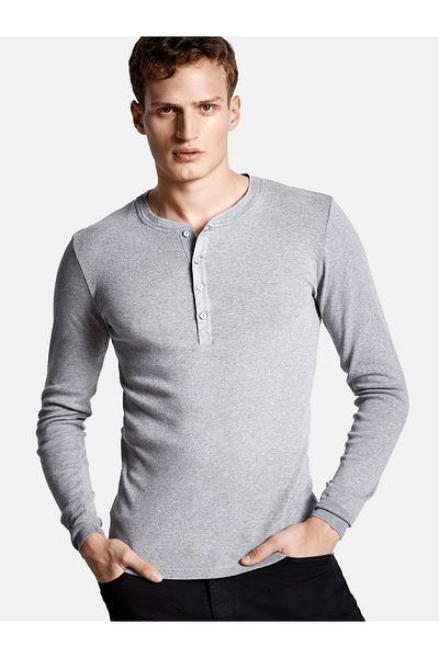 Schiesser Longsleeve Henley 1/1 - Karl-Heinz