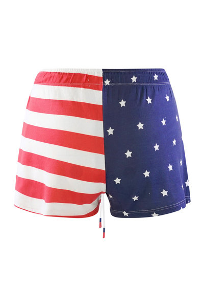 PJ Salvage Pyjamashorts Rad White & Blue Sleepwear Schlafmode Schlafanzug Unterteil