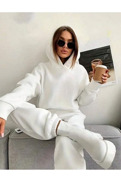 Know Soft Lux Unisex Tracksuit Set - Cotton, Oversize Fit