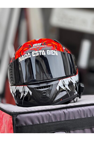 3M NADA ESTE BIEN Sticker Hologram / Kask Sticker / Kask Etiket / Vizör Stick...