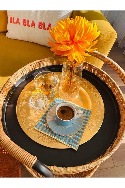 ge living Seria Candy - Șervețel de cocktail Blue Pip Studio Love Bird, 2 buc