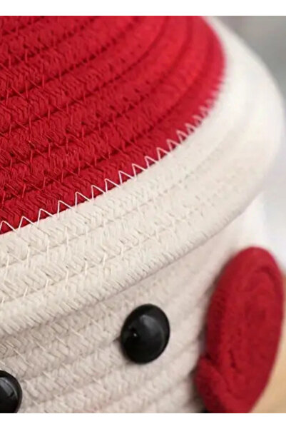 HomeTurko Κομψή αφή στην Πρωτοχρονιάτικη διακόσμηση με φυσική γιούτα Διακοσμητικό καλάθι δώρου