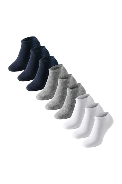 Schiesser Sneakersocken Uncover Sneaker-Socken Füsslinge Füßlinge No