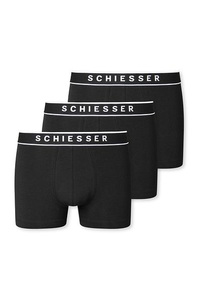 Schiesser 3er-Pack – 95/5 – Retro-Shorts/Hose aus Bio-Baumwolle