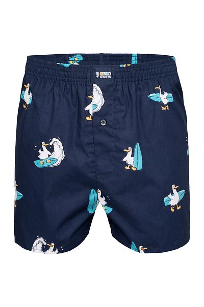 Happy Shorts Herren Web-Boxershorts - Amerikanische Boxershorts