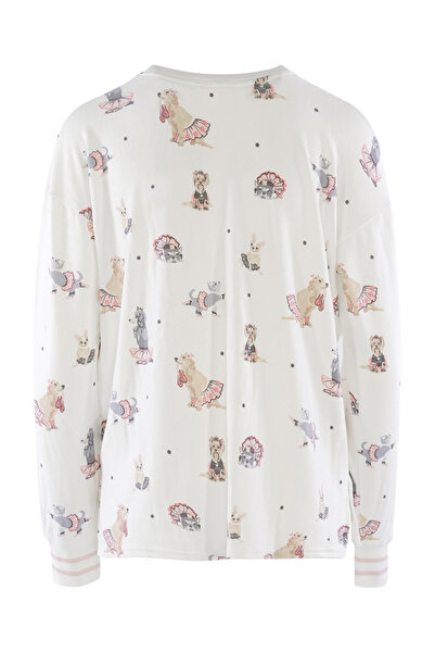 PJ Salvage Pyjamaoberteil Let's Dance Schlaf-Oberteil Pyjama-Oberteil Top Pyjama