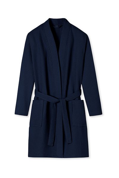 Schiesser Bademantel Eleganter Kimono Bademantel Sauna Morgenmantel Lounge