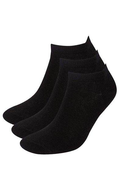 DeFacto New Season Men's Cotton 3-Piece Short Socks