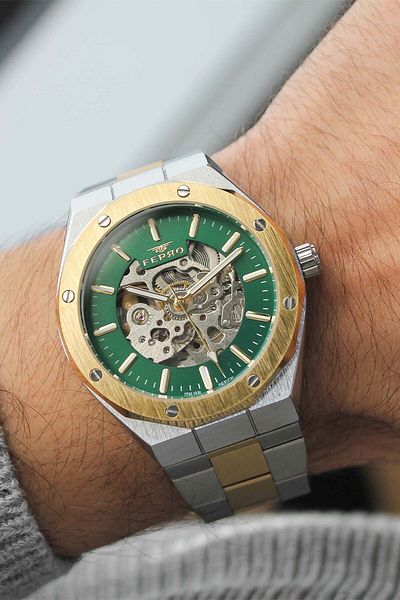 FERRO F31538D6 Automatic Men's Watch with Steel Band