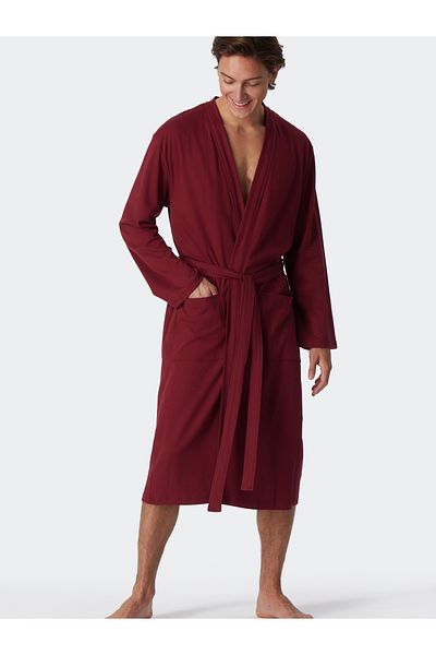 Schiesser Bademantel Elegant Kimono Bade-mantel Sauna Morgen-mantel Lounge