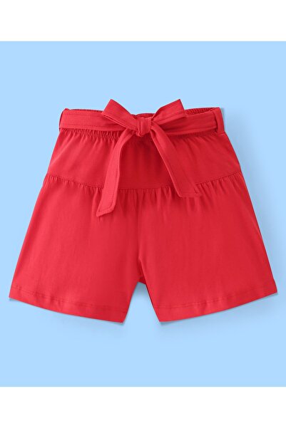 Ollington St. Ollington St. Cotton Knit Sleeveless Top & Shorts Set Heart Print - White & Red