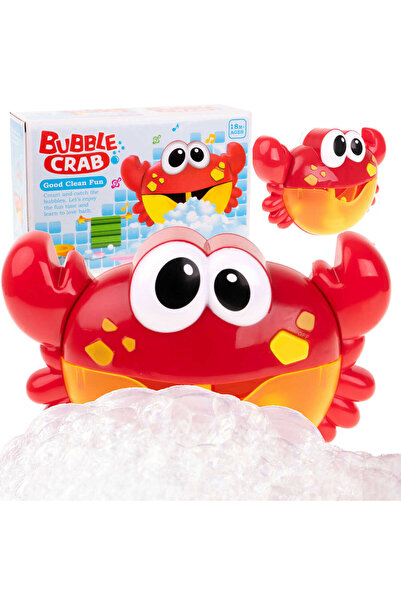 FLOOP Jucarie de baie pentru copii, Crab cu baloane de sapun si muzica, 15 x ...