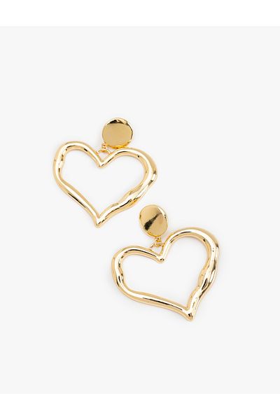 Koton Dangle Heart Earrings - Koton X Inji