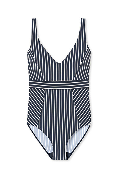 Schiesser Badeanzug Aqua Californian Dream Bade-Anzug Schwimmen Damen