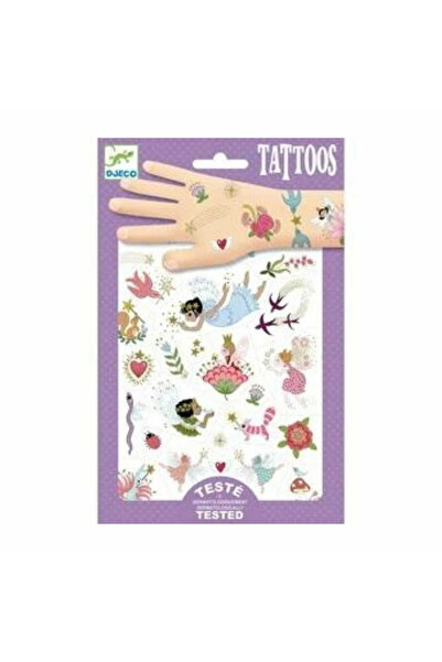djeco Προσωρινά Τατουάζ για Παιδιά, Μη Υποαλλεργικά, 24 Σχέδια