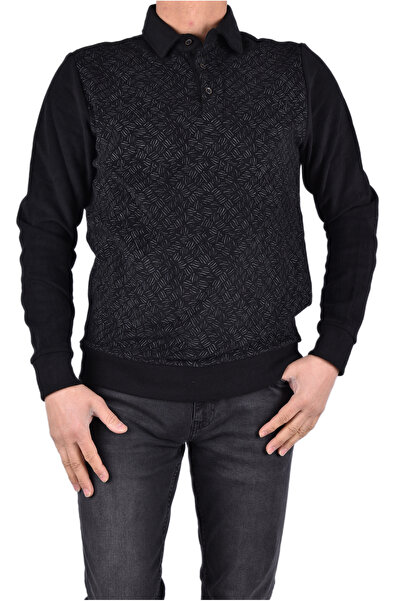 Brango BRG-95010 POLO YAKA DESENLİ SWEAT