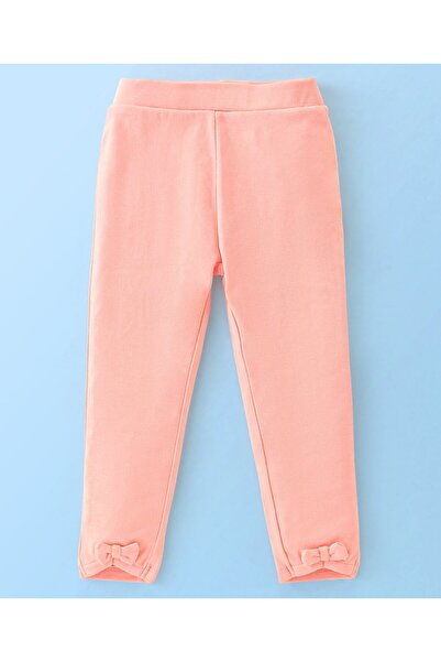 Babyoye Eco-Conscious Organic Cotton Full Sleeve Top & Legging With Squirrel Print -Offwhite & Peach