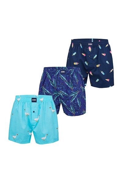 Happy Shorts Boksör Baskılı Setler
