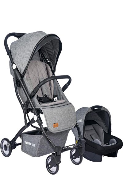 Tommybaby Mia Kabin Travel Bebek Arabası Black Kabin Boy