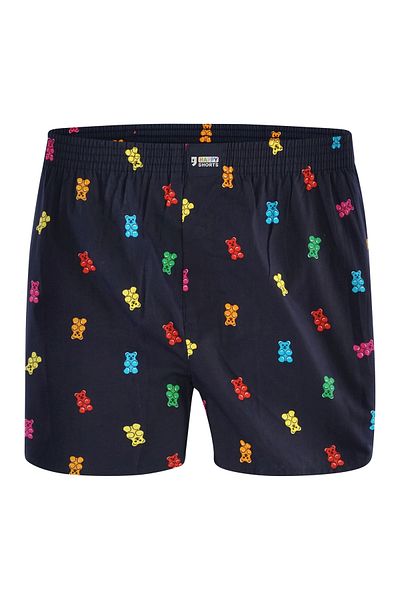 Happy Shorts Herren Web-Boxershorts - Amerikanische Boxershorts