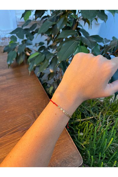 yubijewelry Round Steel Chain Half Knot Rope Bracelet