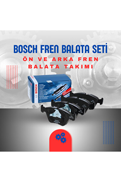Bosch Toyota Corolla 2019-2024 Ön ve Arka Fren Balata Takımı (Elektrikli El Freni)